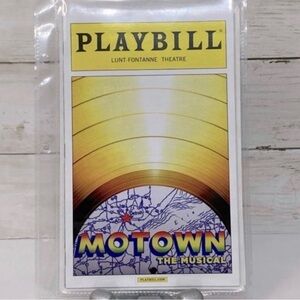 Motown the Musical Original Broadway Playbill February 2014 FIRM